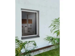 Sale Alurahmen Insektenschutz Fenster 120 cm x 150 cm Weiß