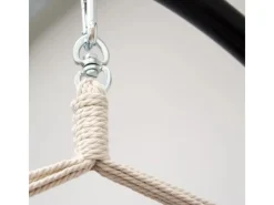 AMANKA Hängesessel bis 150 kg Belastbar 185x 130 cm Limetten-