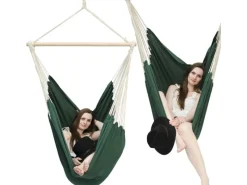 Hot AMANKA Hängesessel bis zu 150 kg Belastbar 185 x 130 cm Grün