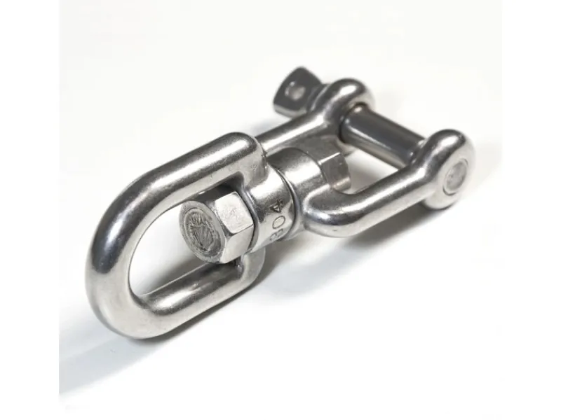 AMANKA Hängesessel Drehwirbel 10 x 125 mm bis 420 kg belastbar Silber