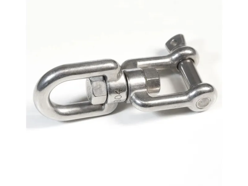 AMANKA Hängesessel Drehwirbel 10 x 125 mm bis 420 kg belastbar Silber