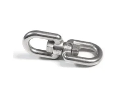 Discount AMANKA XL-Hängesessel Drehwirbel 10 x 125 mm bis 420 kg Silber