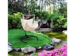 AMANKA XL-Hängesessel inkl. Gestell bis 100 kg 155 x 125 cm