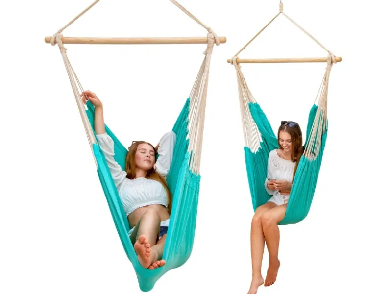 Clearance AMANKA XXL-Hängesessel bis 150 kg Belastbar 185 x 130 cm Mint