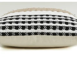 Andiamo Kissen Malena D380 Schwarz-Weiß-Beige 40 cm x 40 cm