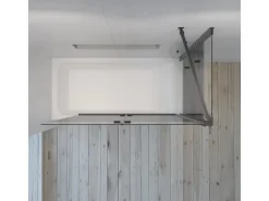 New Aquabatos Duschwand für Badewanne Faltwand 120 x 70 x 140 cm Badewannenaufsatz Eck Duschtrennwand für Badewanne Badewannenfaltwand mit Seitenwand