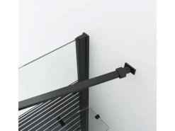 New Aquabatos Duschwand für Badewanne Faltwand 120 x 70 x 140 cm Badewannenaufsatz Eck Duschtrennwand für Badewanne Badewannenfaltwand mit Seitenwand