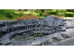 Aquagart Teichfolie PVC 12m x 6m 0,5mm Schwarz Folie für den Gartenteich