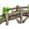 Aquarium-Dekofigur Brücke Holz