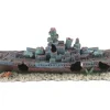 Aquarium-Dekofigur Zerstörer Schiff Klein