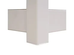 New AR Shelving Eckregal Rivet D-Carbon Style 150 x 70 x 40 cm Grauweiß FSC®