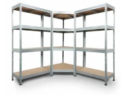 Outlet AR Shelving Eck-Schwerlast-Steckregal Rivet Corner 180 cm x 90 cm x 90 cm x 45 c