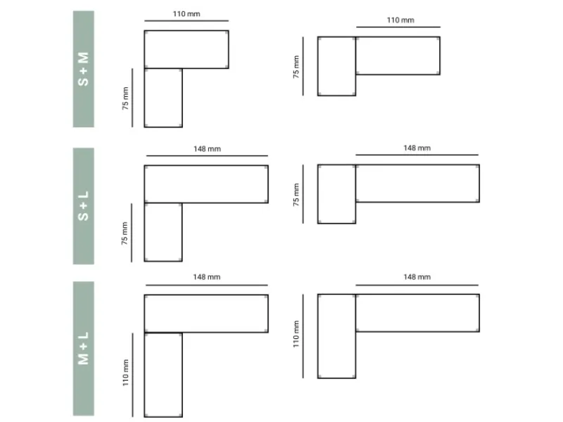 AR Shelving Lebensmittelregal Gastronorm L 180 cm x 150 cm x 50 cm