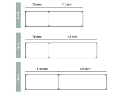 AR Shelving Lebensmittelregal Gastronorm L 180 cm x 150 cm x 50 cm