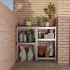 AR Shelving Regal Rivet Outdoor S 180 cm x 50 cm x 38 cm