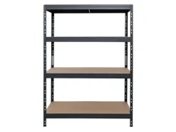 AR Shelving Rivet Schwerlastregal 180 x 120 x 60 cm 4 Böden Anthrazit FSC®