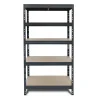 AR Shelving Rivet Schwerlastregal 180 x 90 x 45 cm 5 Böden Anthrazit FSC®
