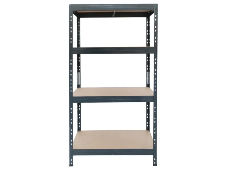 Online AR Shelving Rivet Schwerlastregal 180 x 90 x 45 cm 4 Böden Anthrazit FSC®
