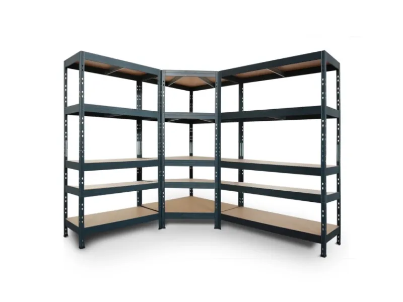 AR Shelving Rivet Set 180 x 180 x 210 x 45 cm mit 5 HDF-Böden Anthrazit
