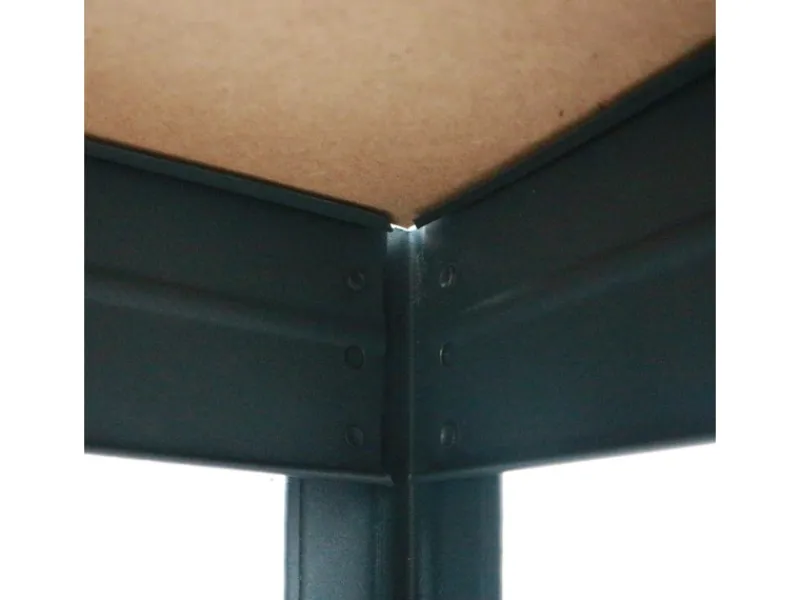 AR Shelving Rivet Set 180 x 180 x 210 x 45 cm mit 5 HDF-Böden Anthrazit