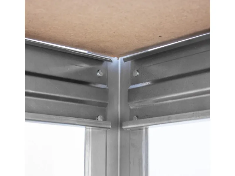 AR Shelving Schwerlast-Steckregal Bullrack Rivet Verzinkt 200 x 100 x 60 cm FSC®