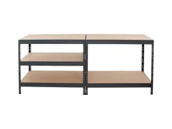 AR Shelving Schwerlast-Steckregal Rivet M 180cm x 90 cm x 40cm 5B FSC®