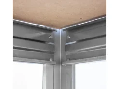 New AR Shelving Schwerlast-Steckregal Bullrack Rivet 200 x 200 x 60 cm FSC® Verzinkt