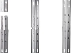 New AR Shelving Schwerlast-Steckregal Rivet 180 cm x 120 cm x 45 cm 4 Böden Verzinkt