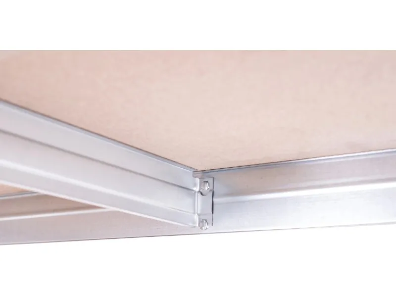 New AR Shelving Schwerlast-Steckregal Rivet 180 cm x 120 cm x 45 cm 4 Böden Verzinkt