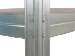 New AR Shelving Schwerlast-Steckregal Rivet 180 cm x 120 cm x 45 cm 4 Böden Verzinkt