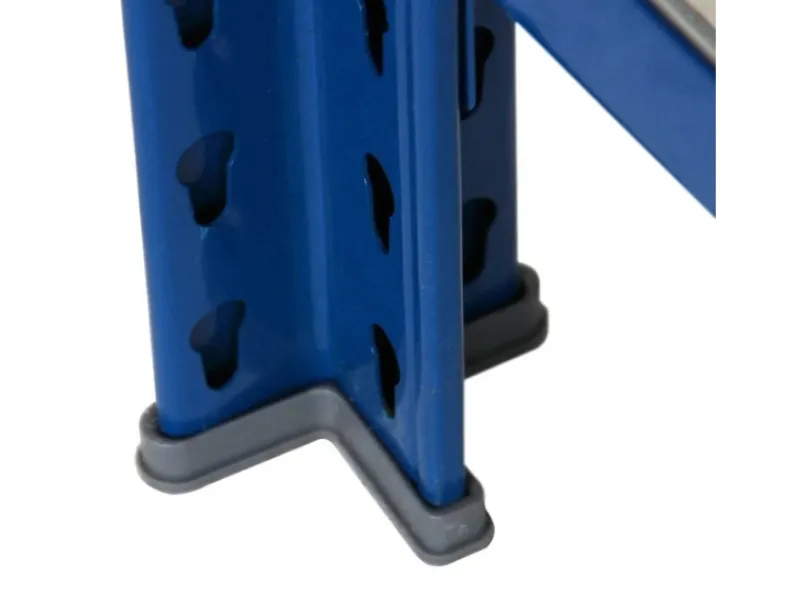 AR Shelving T Profile Zusatzmodul Blau & Verzinkt 200x80x30 cm 4 Böden 180 kg
