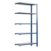 AR Shelving T Profile Zusatzmodul Blau & Verzinkt 250x60x40 cm 5 Böden 180 kg