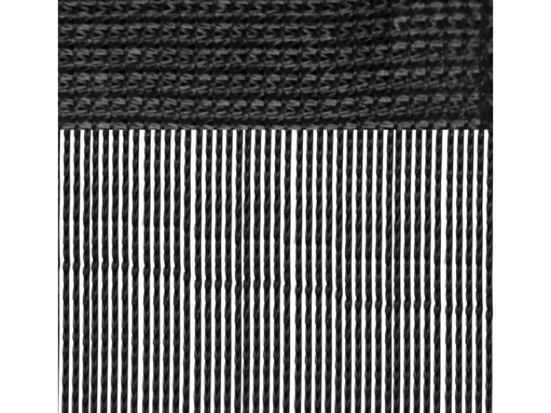 Outlet Arsvita Fadenvorhang Fadengardine Gardine Vorhang Prince 300 cm x 250 cm Schwarz