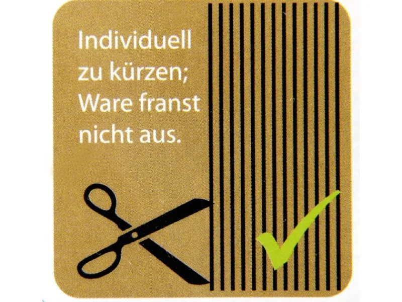 Outlet Arsvita Fadenvorhang Fadengardine Gardine Vorhang Prince 300 cm x 250 cm Schwarz