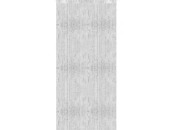 Discount Arsvita Fadenvorhang Metall Optik Gardine Vorhang Lurex Universalband 140 cm x 250 cm Weiß