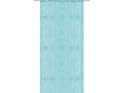 Arsvita Fadenvorhang Trennvorhang Dekoschal Gardine Metall-Optik Ösen 140 cm x 250 cm