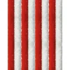 Discount Arsvita Flauschvorhang Flauschgardine Vorhang 90 cm x 200 cm Unistreifen Rot Weiß