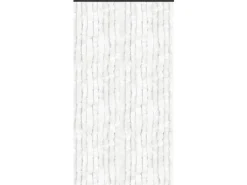 Arsvita Flauschvorhang Flauschgardine Vorhang 140 cm x 200 cm Unistreifen Weiß