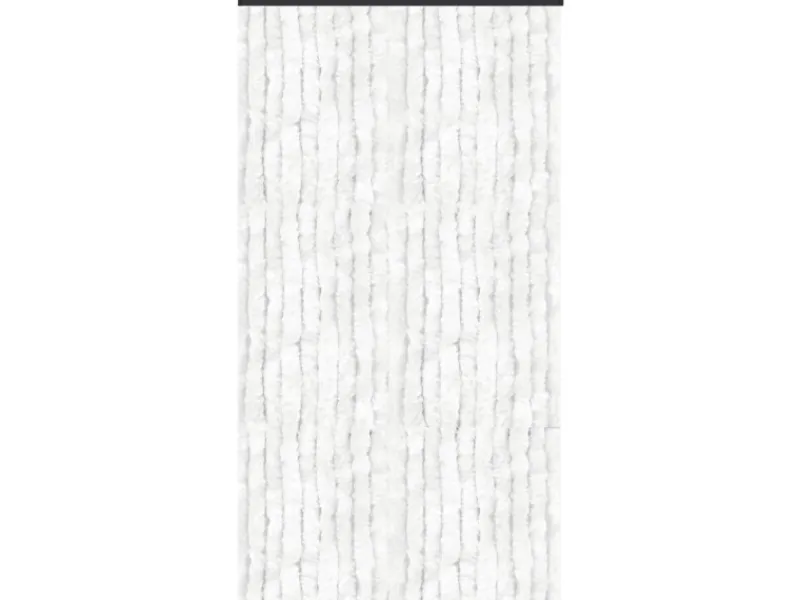 Outlet Arsvita Flauschvorhang Flauschgardine Vorhang 120 cm x 200 cm Unistreifen Weiß