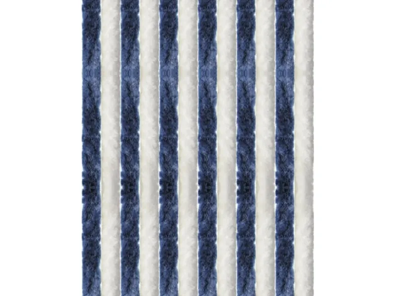 Arsvita Flauschvorhang Flauschgardine Vorhang 120 cm x 200 cm Unistreifen Hellgrau Weiß