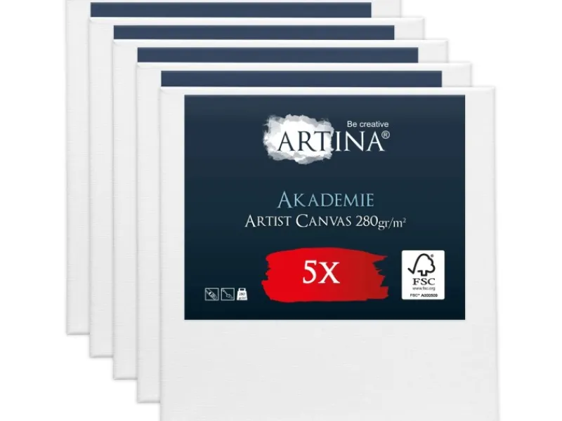 Artina Akademie Keilrahmen 60x60cm FSC 5tlg