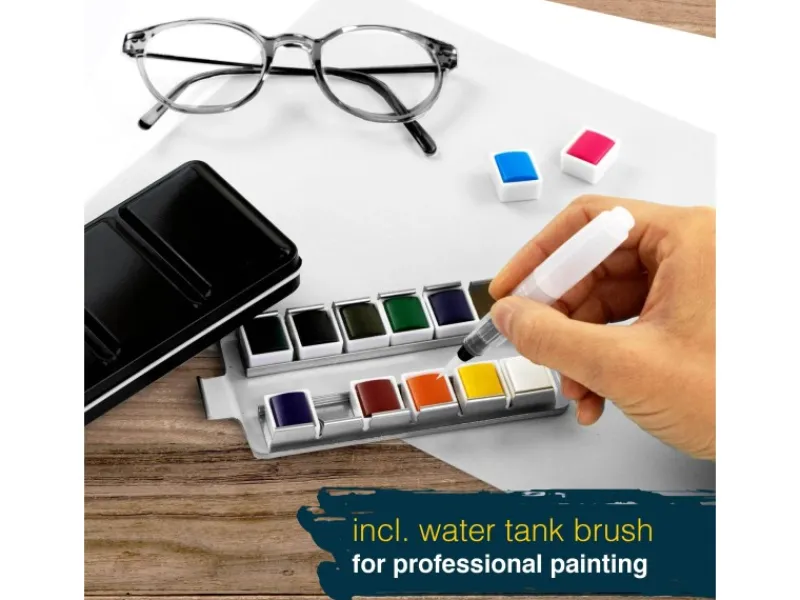 Artina Colaro Aquarell Wasserfarben 12er Set