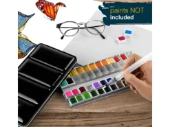 Artina Colaro Leerkasten für Aquarellfarbe mit 48 Näpfen