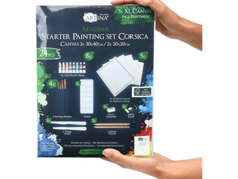 Artina Corsica Malset mit Colmar Staffelei