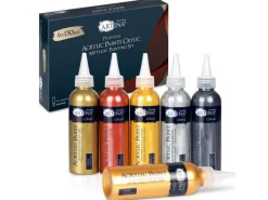 Artina Metallic Crylic Acrylfarbenset 6x150 ml