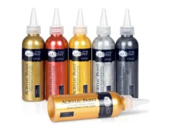 Artina Metallic Crylic Acrylfarbenset 6x150 ml