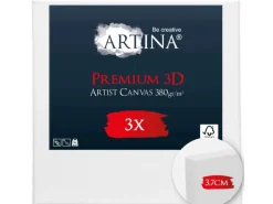 Artina Premium 3D Keilrahmen 20x20cm FSC 3tlg