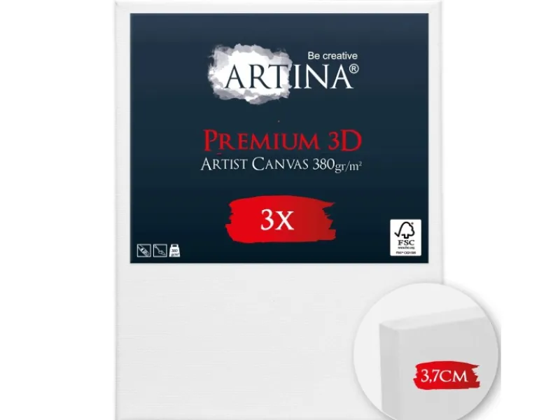 Sale Artina Premium 3D Keilrahmen 30x40cm FSC 3tlg