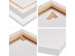 Artina Premium 3D Keilrahmen 30x30cm FSC 4tlg