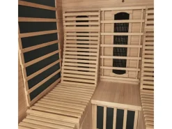 Artsauna Infrarotkabine Helsinki 150 mit Dual Technology Schwarz
